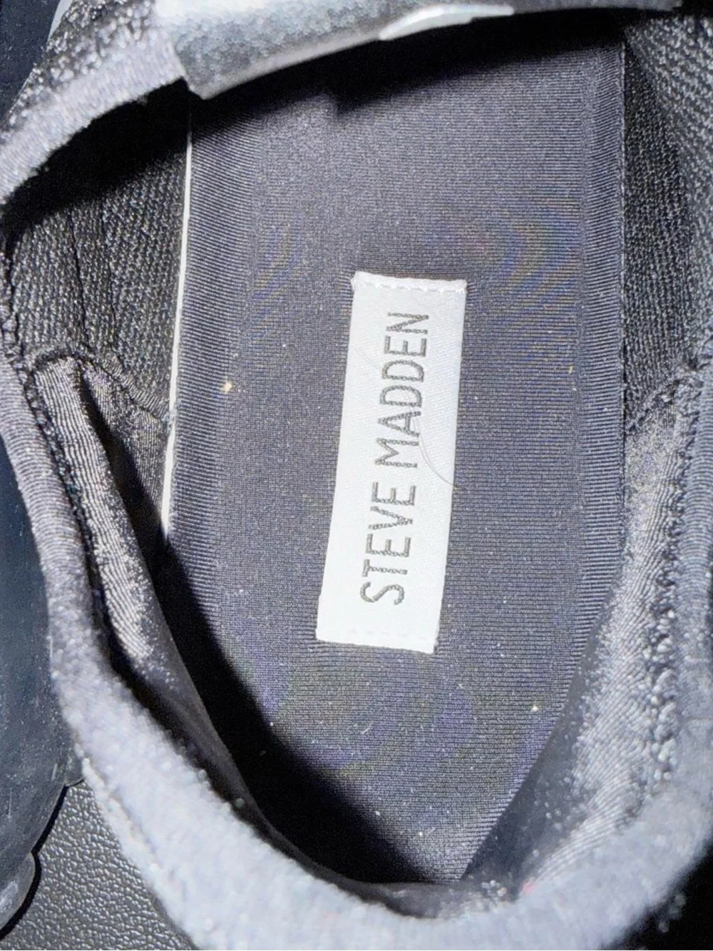 Steve Madden NY90 Black Chunky Sneakers Women’s Size 8